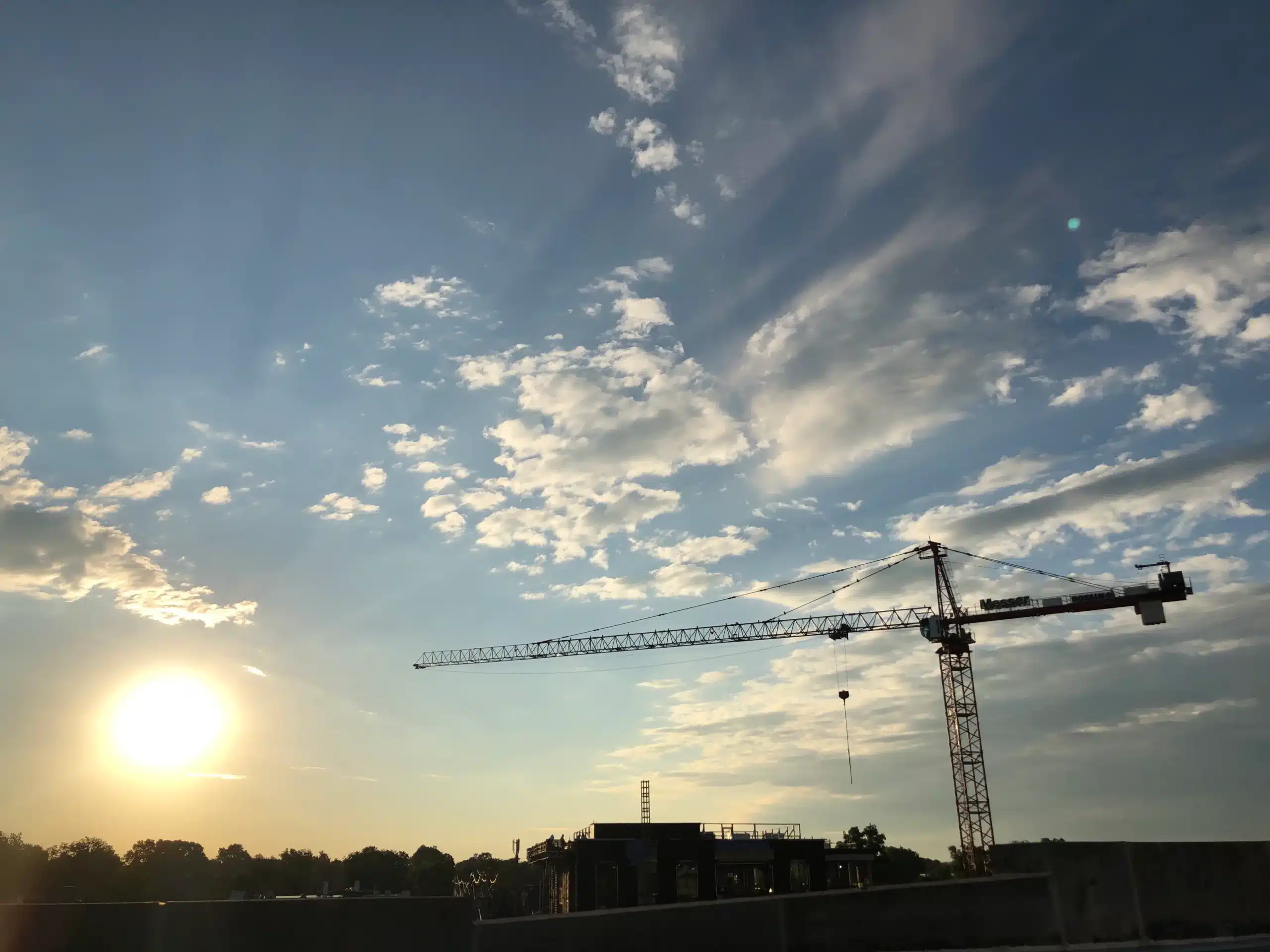 tower crane at The Ohio State University